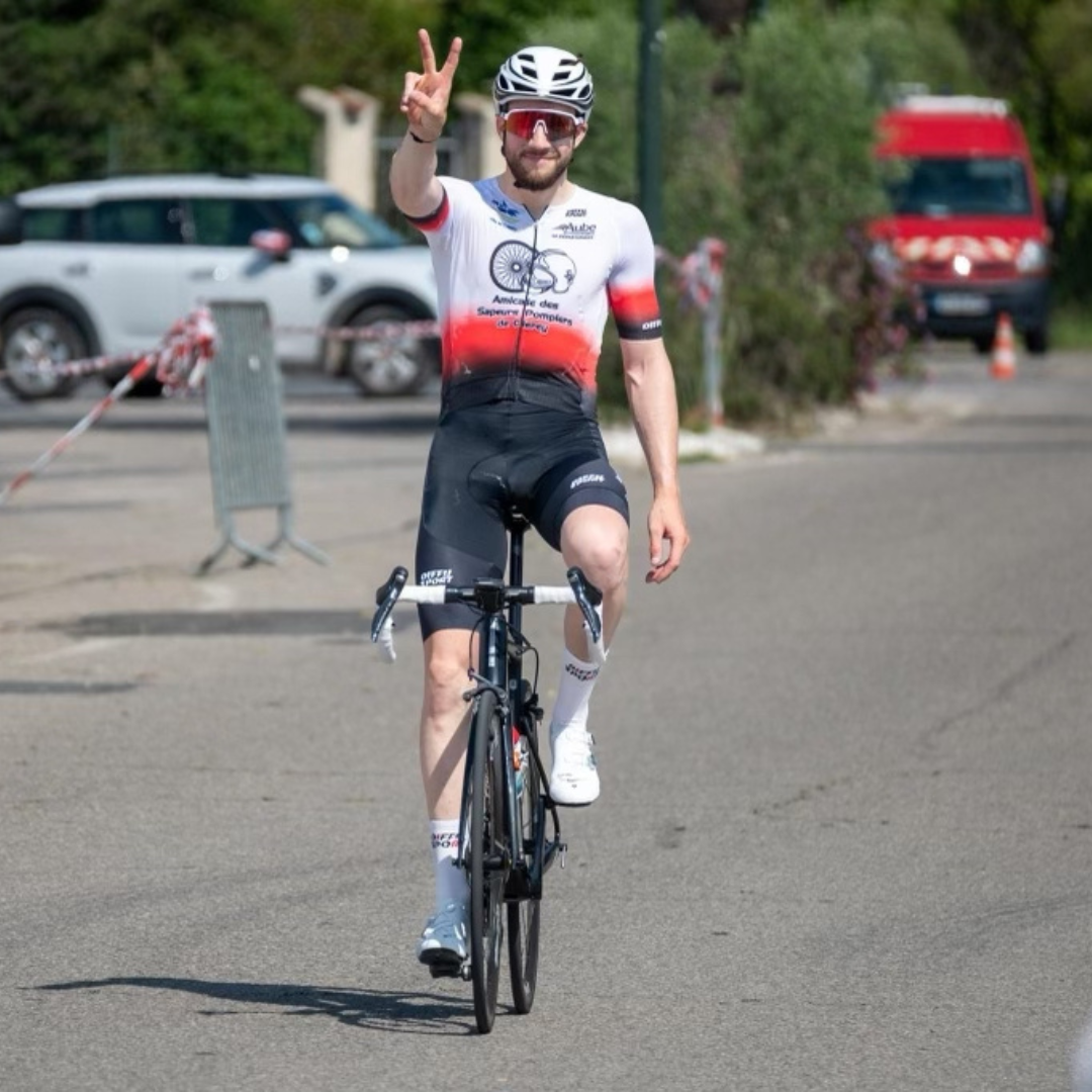 Mathieu Urbain Champion de France Pompier sur route (2023)