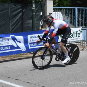 Mathieu Urbain Champion de France Pompier du contre-la-montre